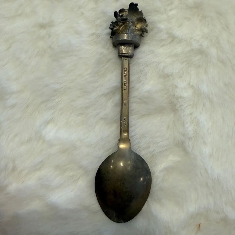 Vintage Antigua Caribbean Souvenir Spoon | Mid Century Travel Collectible